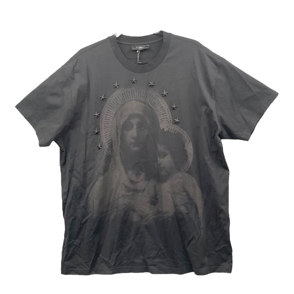 Givenchy X Riccardo Tisci Madonna Start studs jet black T-Shirts NWT Size Large